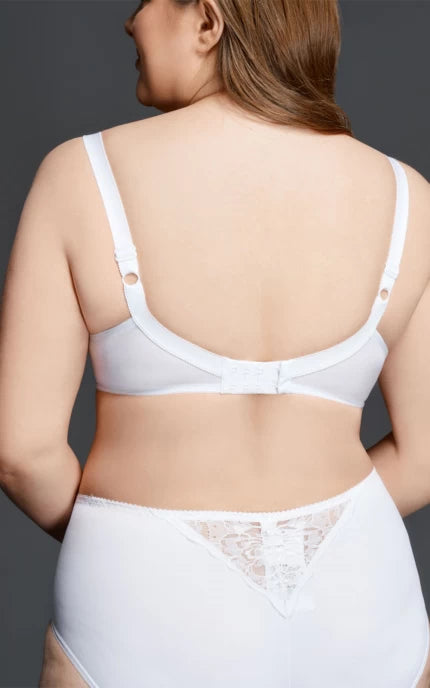 Comfort Bra Soft Cups Comfort-U Full-Figure Spa-Closure - Blue