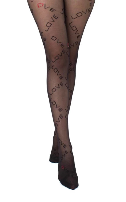 Giulia Fashion Tights DAZZLE 40 (2) – Nero | 40 DEN | Fantasy Collection
