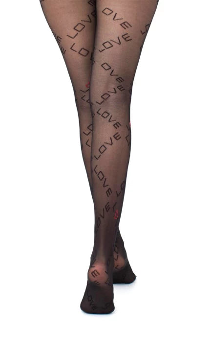 Giulia Fashion Tights DAZZLE 40 (2) – Nero | 40 DEN | Fantasy Collection