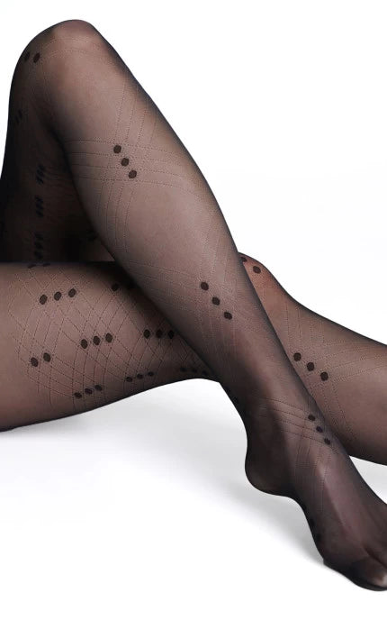 Giulia Tights NOIR 20 (2) – Nero | 20 DEN | Fantasy Collection